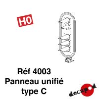 Panneau unifié type C [HO]