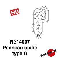 Panneau unifié type G [HO]