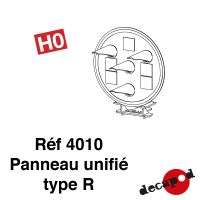 Panneau unifié type R [HO]