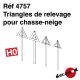 Triangles de relevage pour chasse-neige [HO]