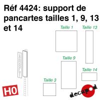 Supports de pancartes tailles 1 9 13 et 14 [HO]