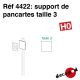 Supports de pancartes taille 3 [HO]