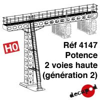 Potence 2 voies haute (génération 2) [HO]