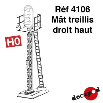 Mât treillis droit haut [HO]