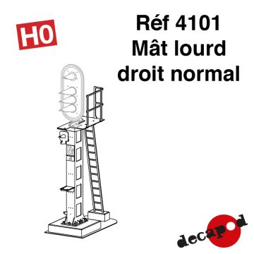 Mât lourd droit normal [HO]