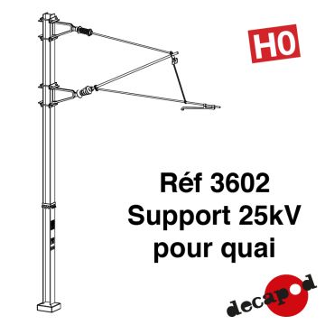 Support 25kV pour quai [HO]