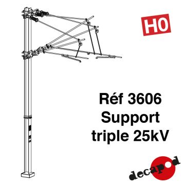 Support triple 25kV [HO]