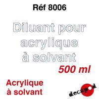 Diluant pour acrylique à solvant (500 ml)