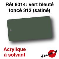 Vert bleuté foncé 312 (satiné) [acrylique à solvant]