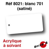 Blanc 701 (satiné) [acrylique à solvant]