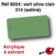 Vert olive clair 314 (satiné) [acrylique à solvant]