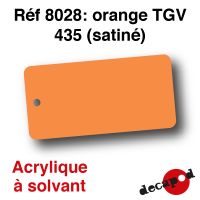 Orange TGV 435 (satiné) [acrylique à solvant]