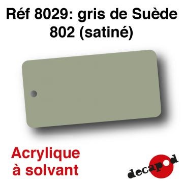 Gris de Suède 802 (satiné) [acrylique à solvant]