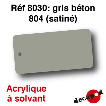 Gris béton 804 (satiné) [acrylique à solvant]