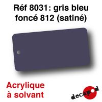 Gris bleu foncé 812 (satiné) [acrylique à solvant]