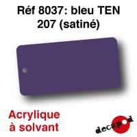 Bleu TEN 207 (satiné) [acrylique à solvant]