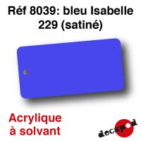 Bleu Isabelle 229 (satiné) [acrylique à solvant]