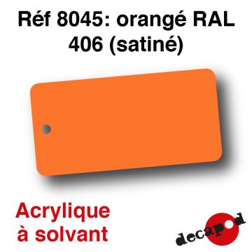 Orangé RAL 406 (satiné) [acrylique à solvant]