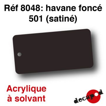 Havane foncé 501 (satiné) [acrylique à solvant]