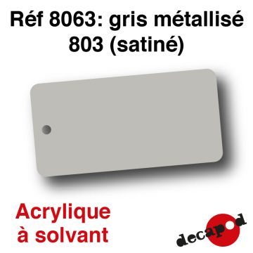 Gris métallisé 803 (satiné) [acrylique à solvant]