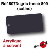 Gris foncé 809 (satiné) [acrylique à solvant]