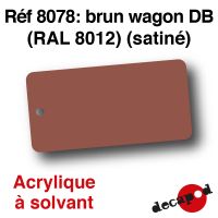 Brun wagon DB (RAL 8012) (satiné) [acrylique à solvant]