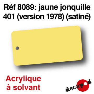 Jaune jonquille 401 (version 1978) (satiné) [acrylique à solvant]