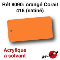 Orangé Corail 418 (satiné) [acrylique à solvant]