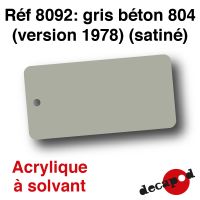 Gris béton 804 (version 1978) (satiné) [acrylique à solvant]