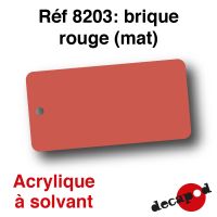 Brique rouge (mat) [acrylique à solvant]