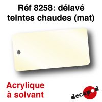 Délavé teintes chaudes (mat) [acrylique à solvant]