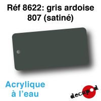 Gris ardoise 807 (satiné) [acrylique à l'eau]