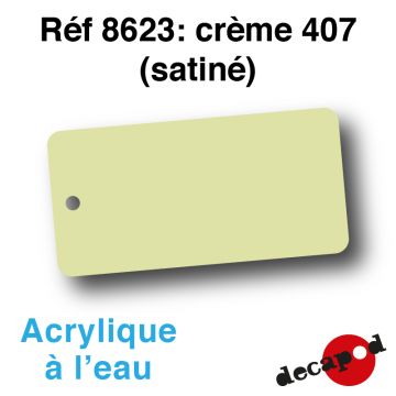 Crème 407 (satiné) [acrylique à l'eau]