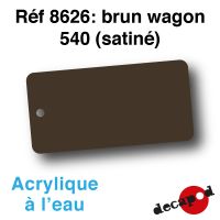 Brun wagon 540 (satiné) [acrylique à l'eau]