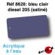 Bleu clair diesel 205 (satiné) [acrylique à l'eau]