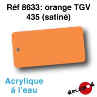 Orange TGV 435 (satiné) [acrylique à l'eau]