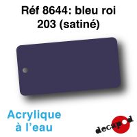 Bleu roi 203 (satiné) [acrylique à l'eau]