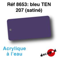 Bleu TEN 207 (satiné) [acrylique à l'eau]