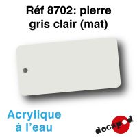 Pierre gris clair (mat) [acrylique à l'eau]