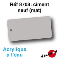 Ciment neuf (mat) [acrylique à l'eau]