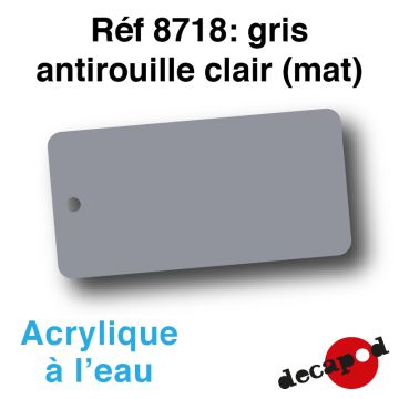 Gris antirouille clair (mat) [acrylique à l'eau]