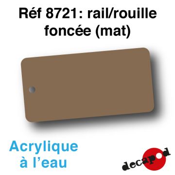 Rail/Rouille foncée (mat) [acrylique à l'eau]