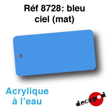 Bleu ciel (mat) [acrylique à l'eau]