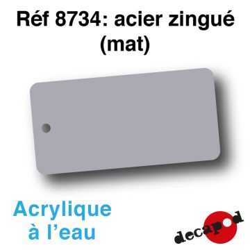 Acier zingué (mat) [acrylique à l'eau]