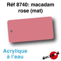 Macadam rose (mat) [acrylique à l'eau]