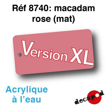 Macadam rose (125 ml) (mat) [acrylique à l'eau]