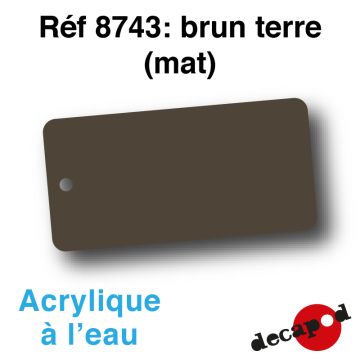 Brun terre (mat) [acrylique à l'eau]