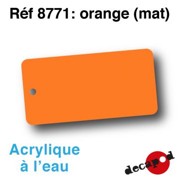 Orange (mat) [acrylique à l'eau]