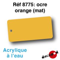 Ocre orange (mat) [acrylique à l'eau]