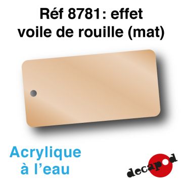 Effet voile de rouille (mat) [acrylique à l'eau]